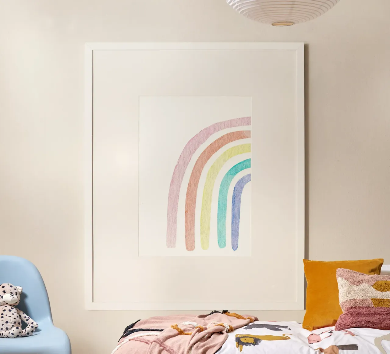 Arco silenzioso poster con telaio in legno da KidzStudio