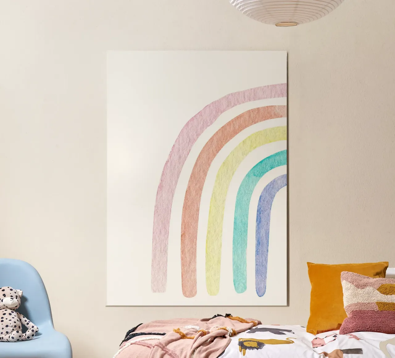 Arco silenzioso poster con telaio in legno da KidzStudio