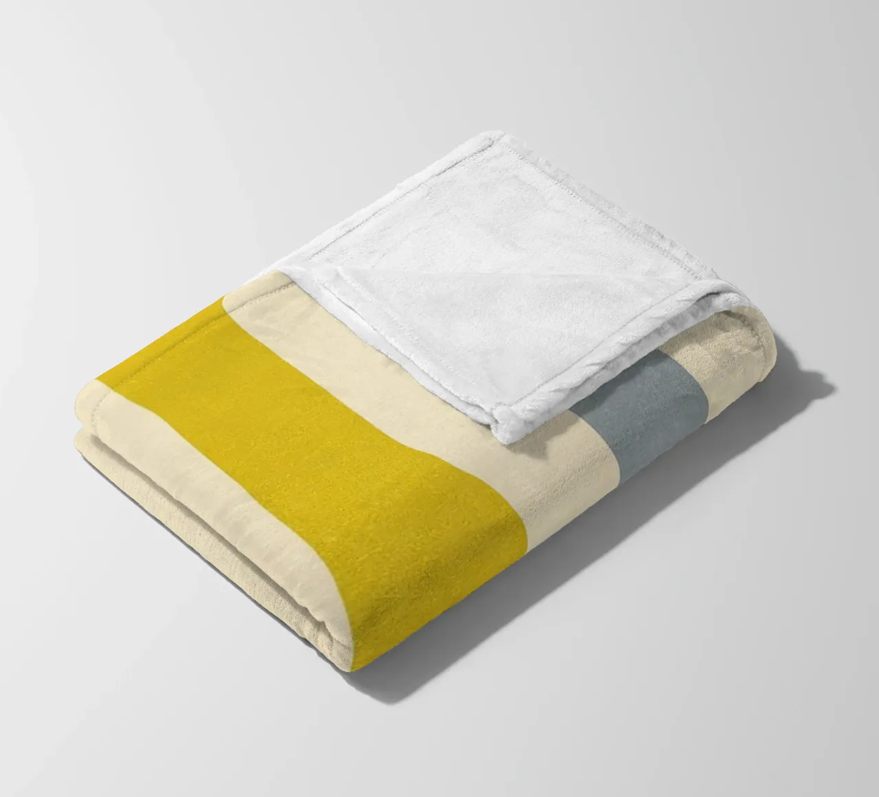 Retro Summer Stripe Pattern fleece blanket by Dominique Vari Abstract