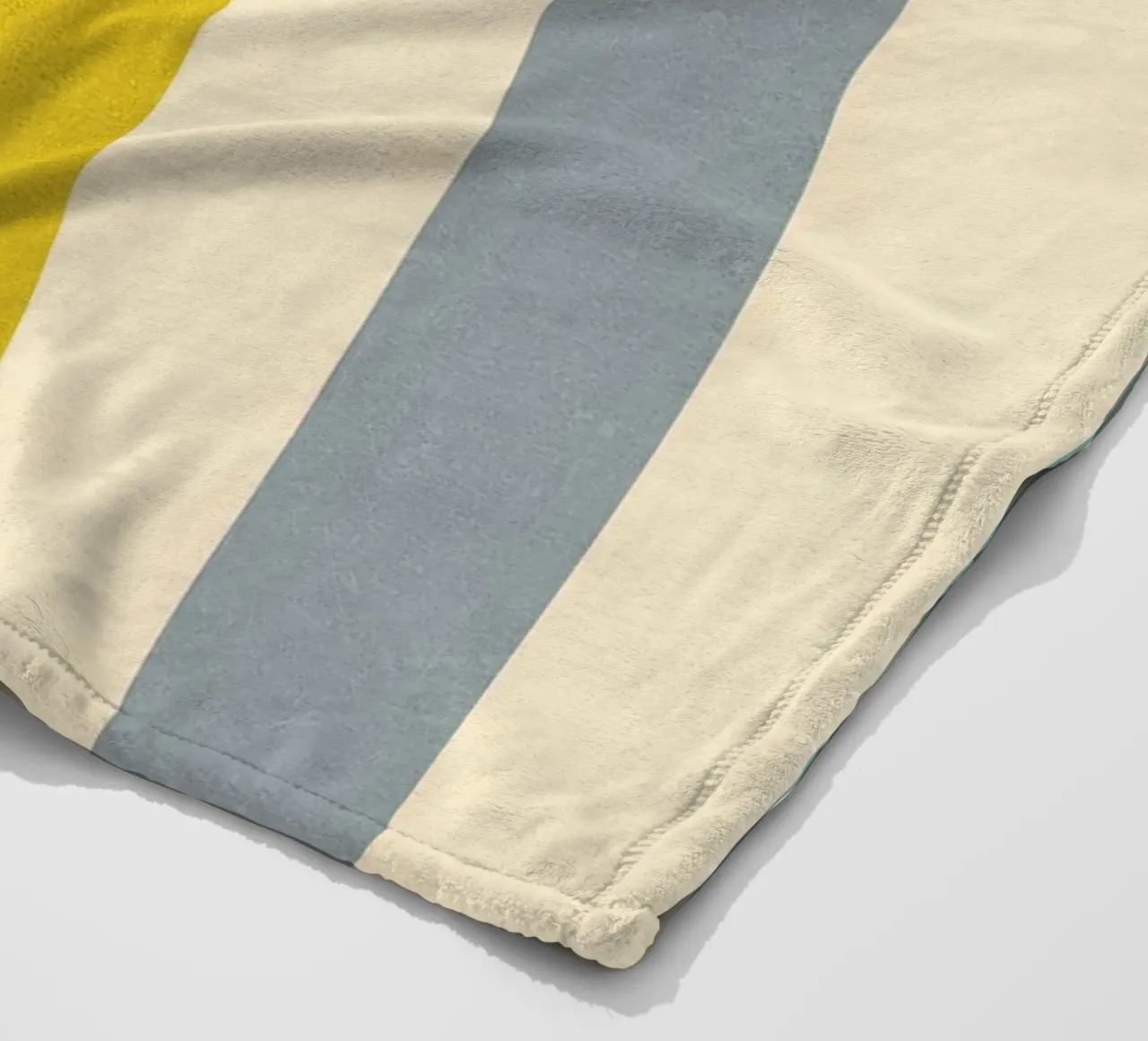 Retro Summer Stripe Pattern fleece blanket by Dominique Vari Abstract
