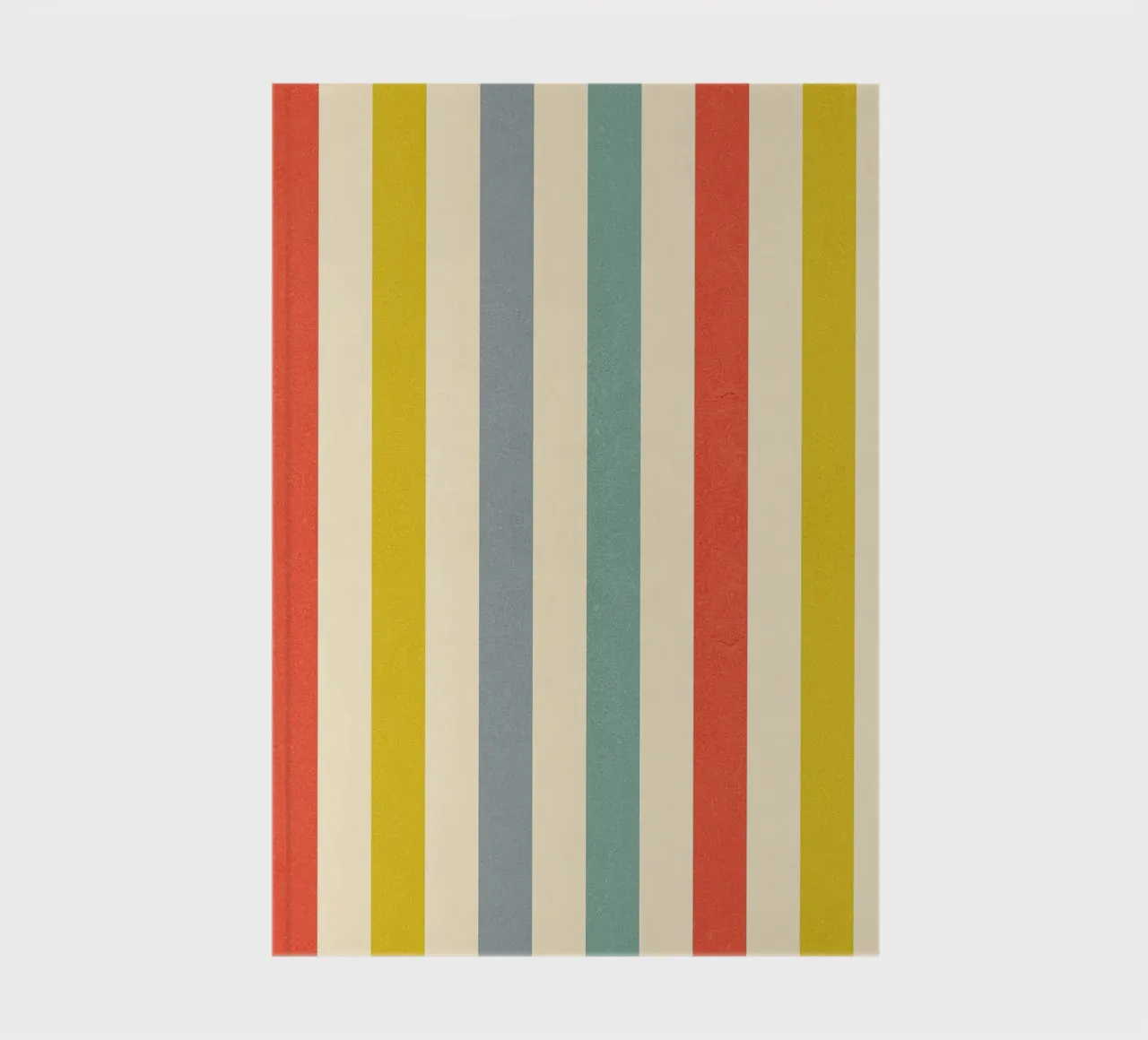 Retro Summer Stripe Pattern notebook by Dominique Vari Abstract