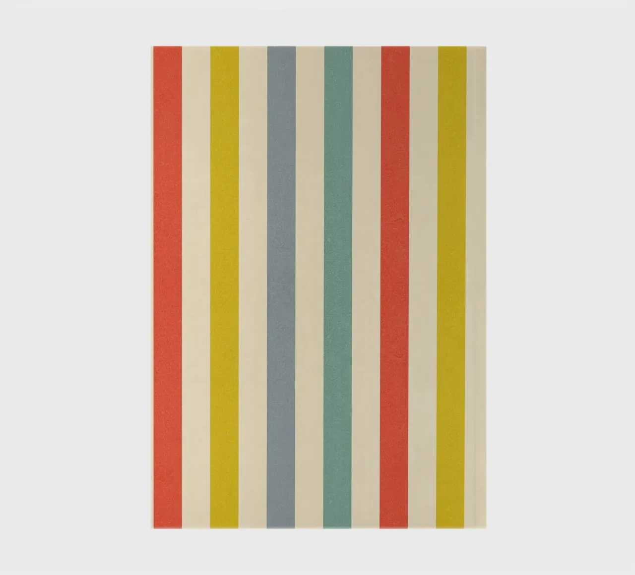 Retro Summer Stripe Pattern notebook by Dominique Vari Abstract
