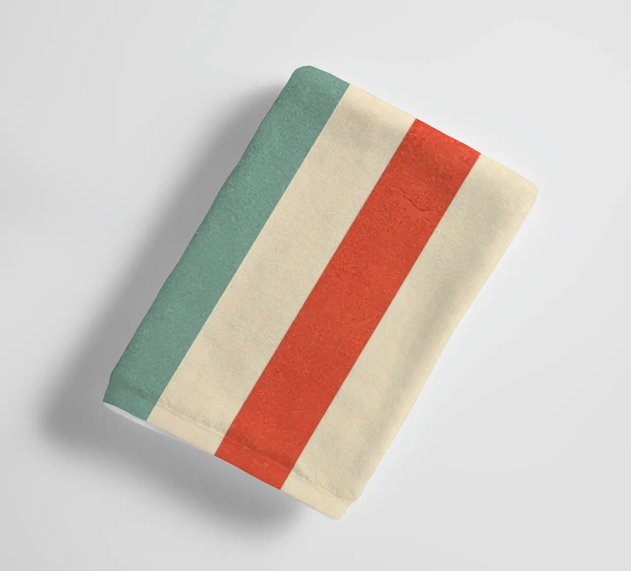 Retro Summer Stripe Pattern towel by Dominique Vari Abstract