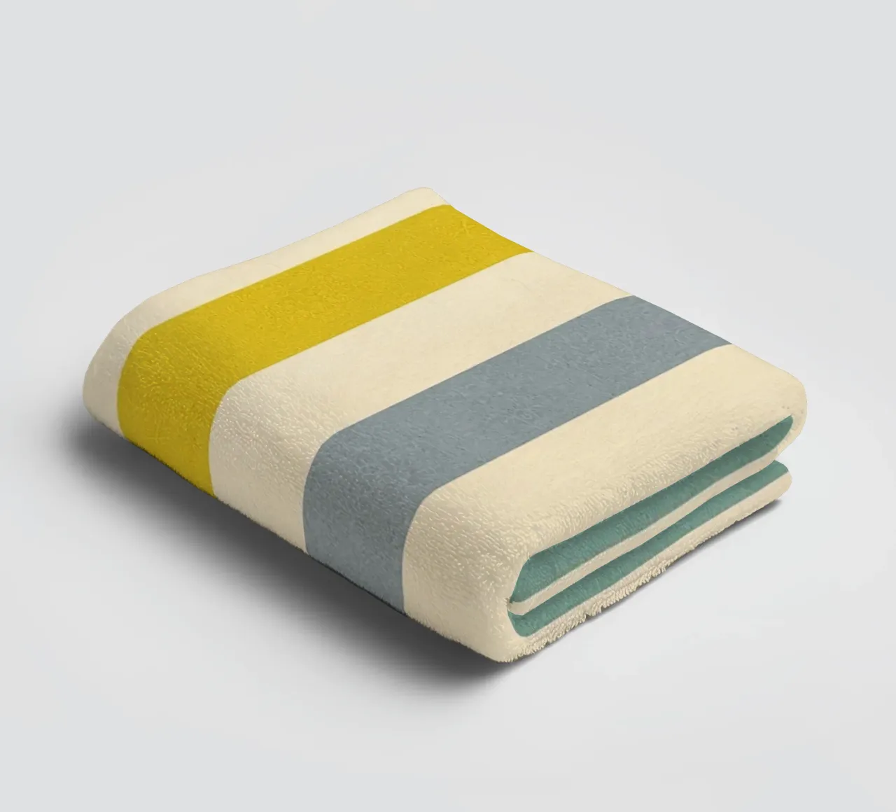 Retro Summer Stripe Pattern towel by Dominique Vari Abstract