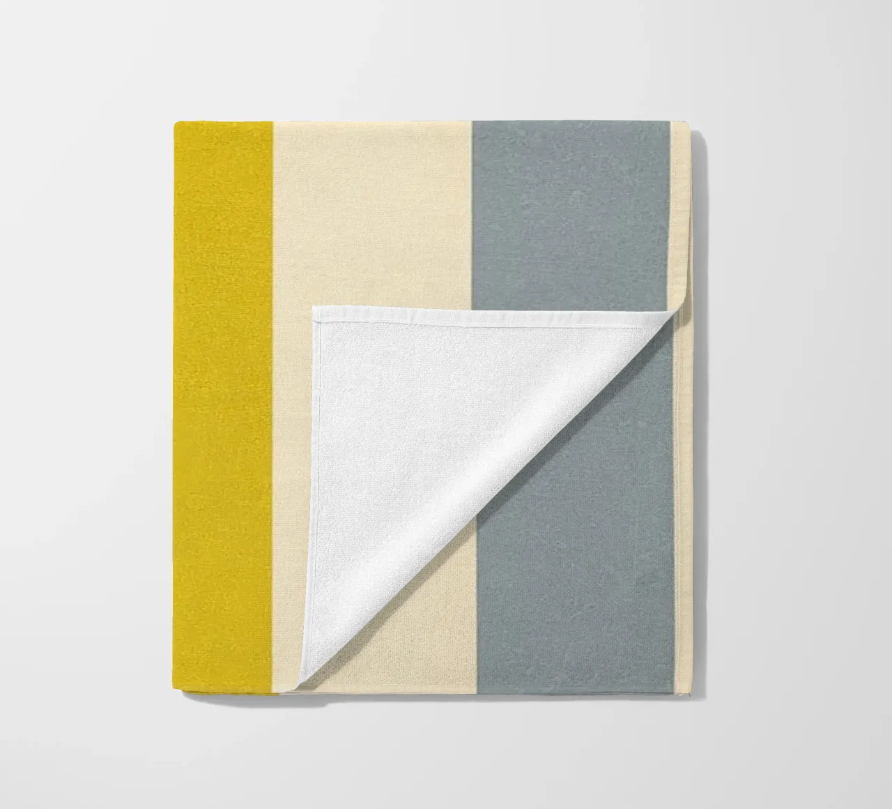Retro Summer Stripe Pattern beach towel by Dominique Vari Abstract