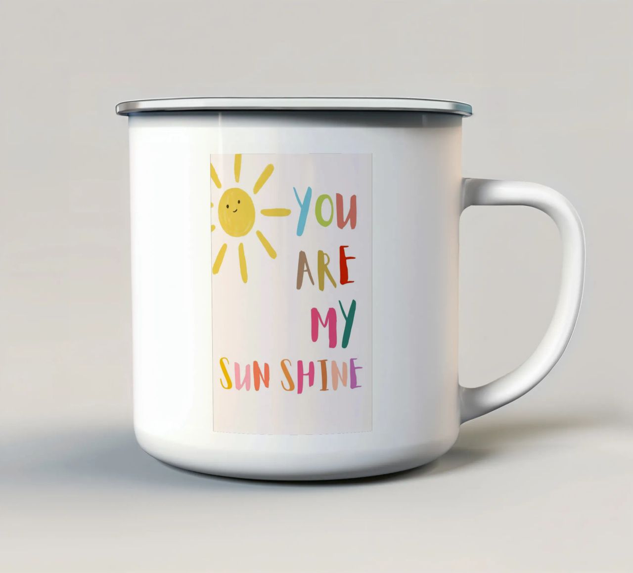 You Light Up My Day tazza in smalto da KidzStudio