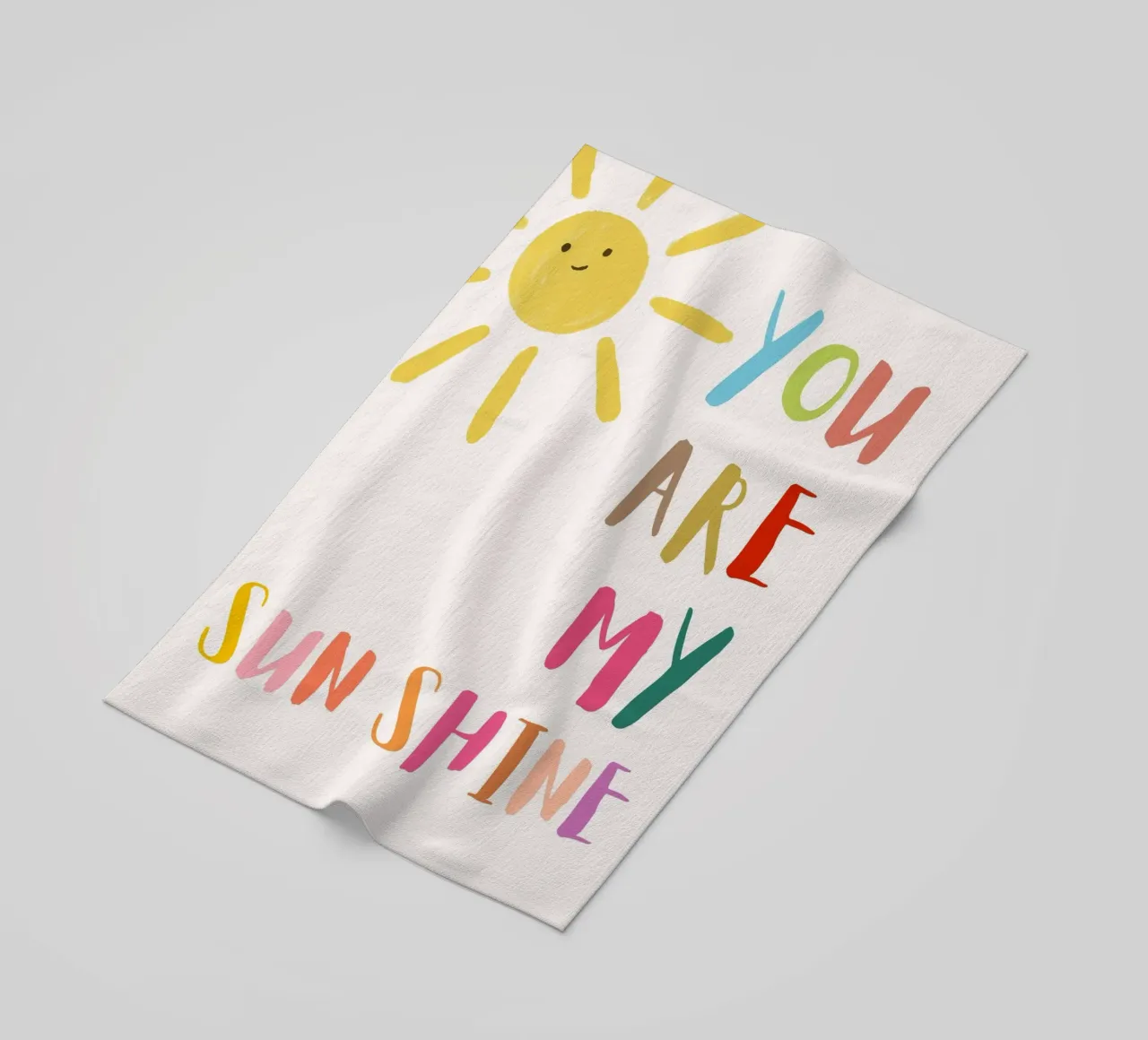 You Light Up My Day telo mare da KidzStudio