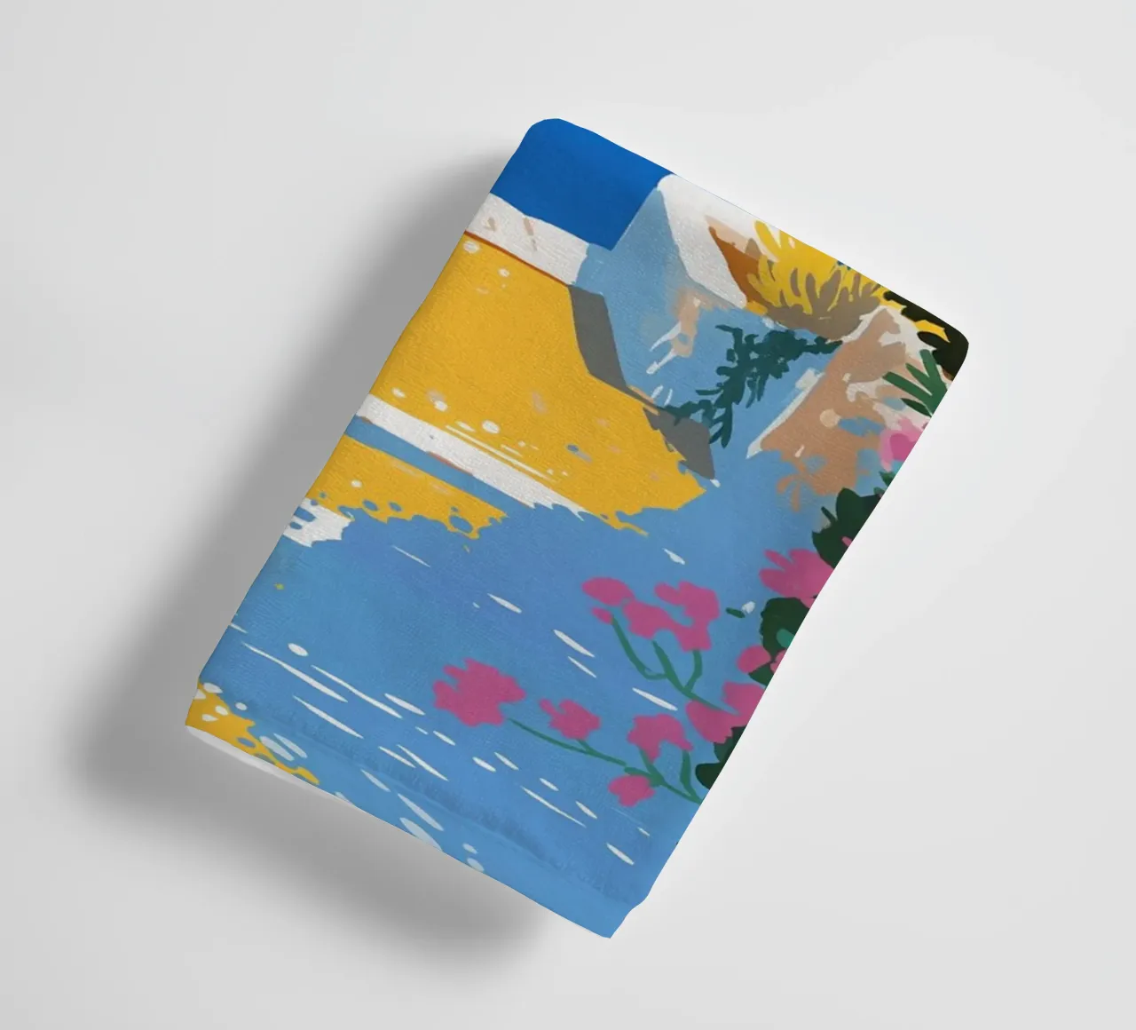 Paesaggio di scale mediterranee asciugamano da bagno da Carinaprint