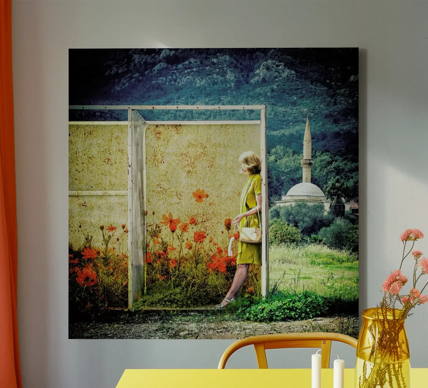 Off-Line canvas van Ambra