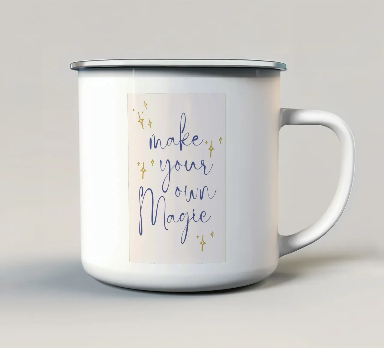 La magia inizia con te tazza in smalto da KidzStudio