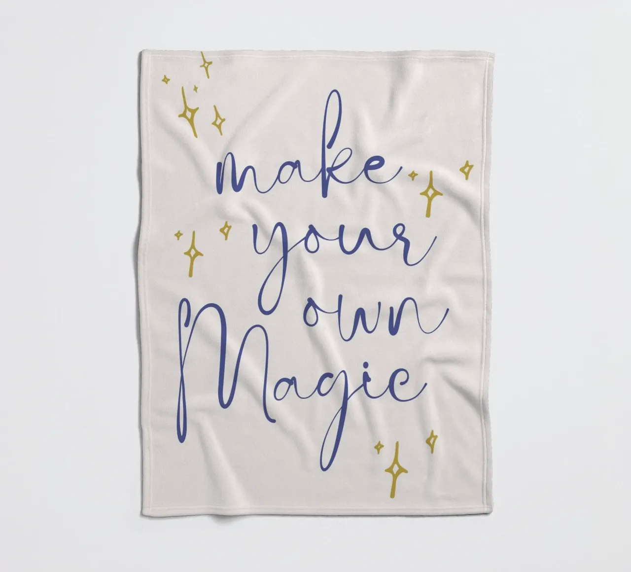 Magic begins with you fleece blanket by KidzStudio