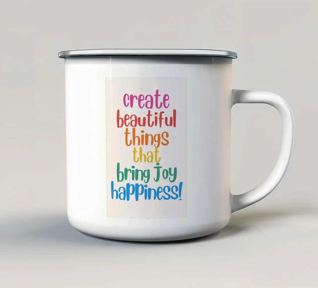 Colori per l'anima tazza in smalto da KidzStudio
