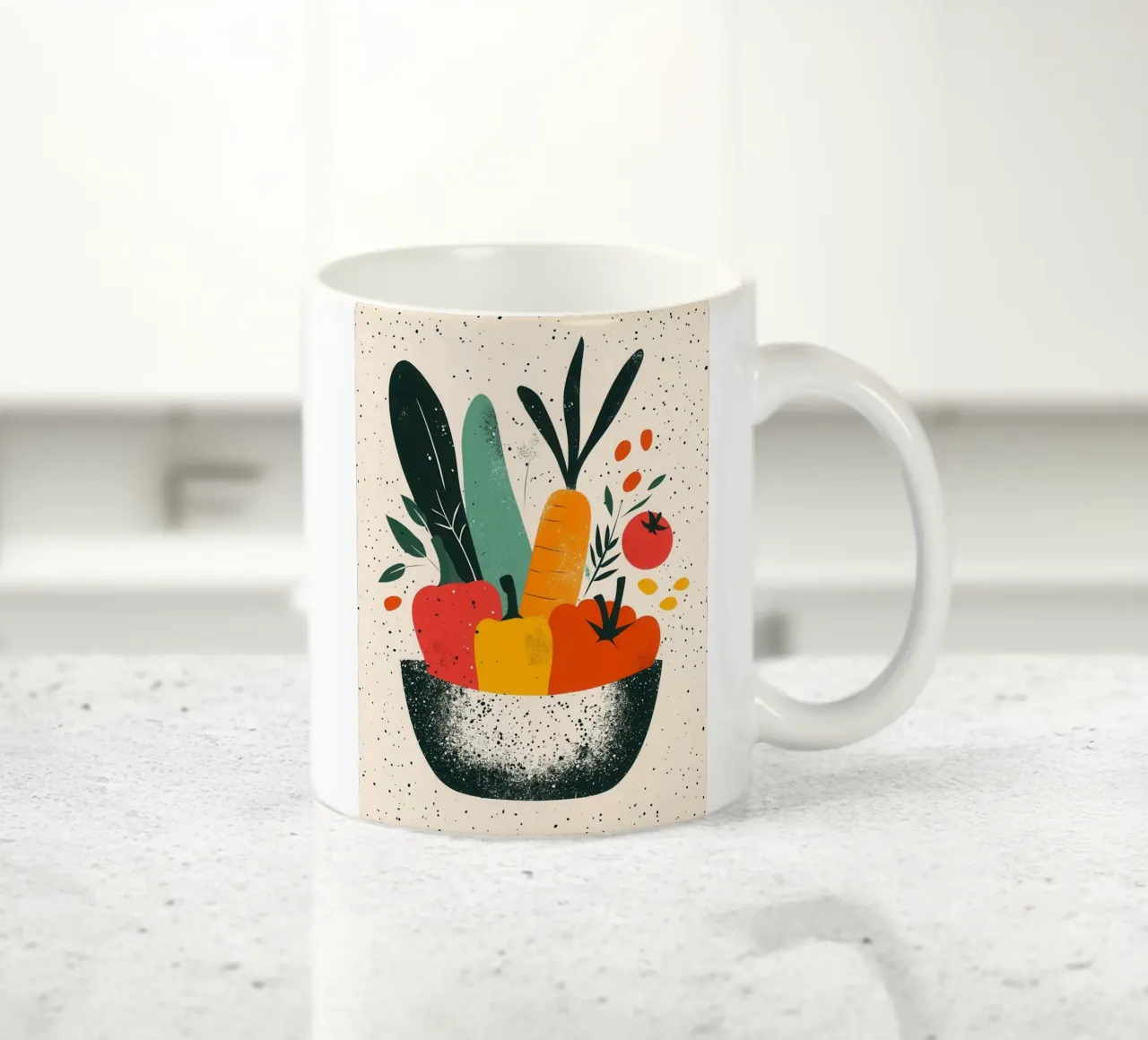 Palette Gourmande – Harmonie Naturelle tazza in ceramica da Pop and Fruits - Affiches & posters