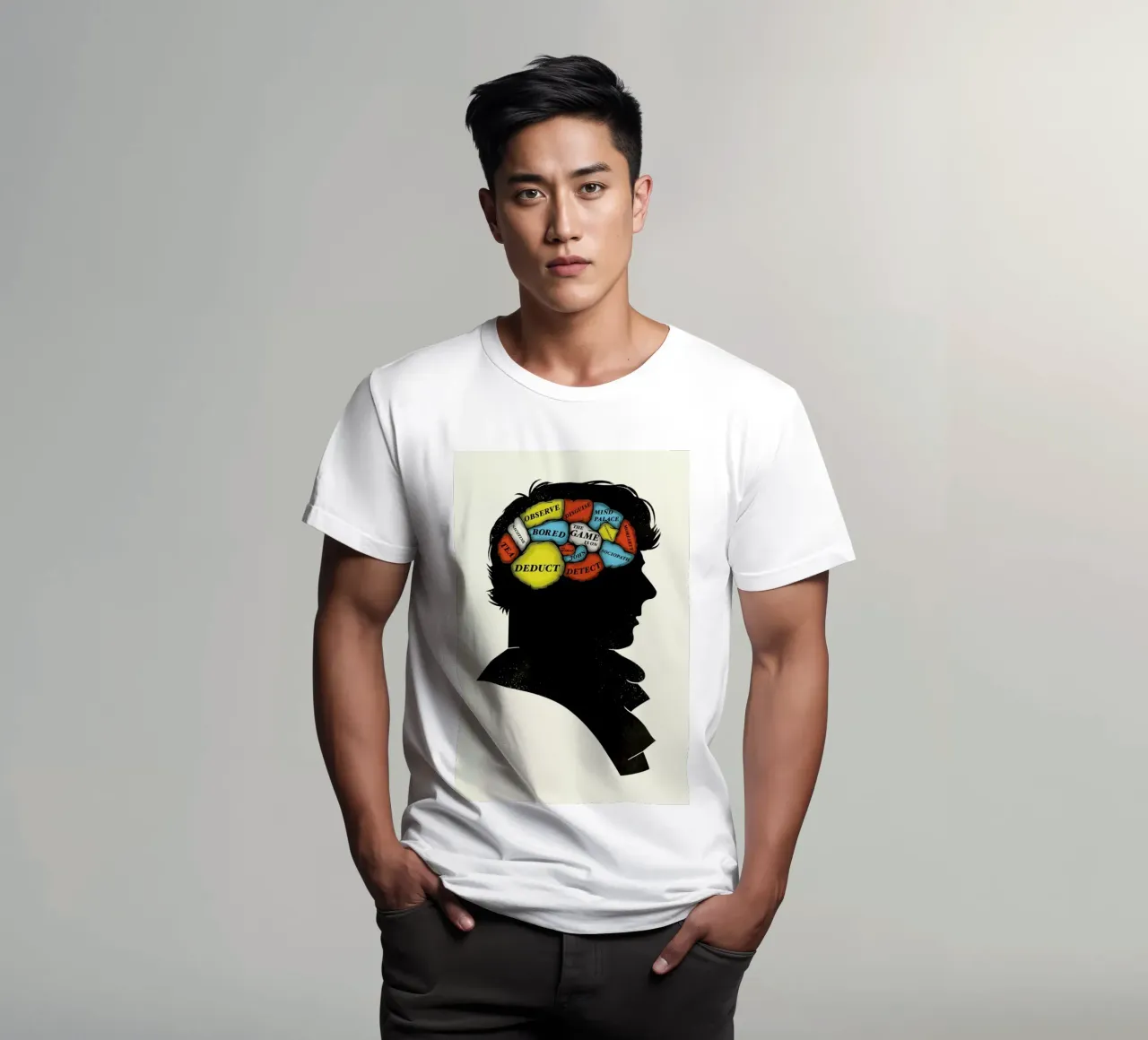 Sherlock t-shirt by Chris Wharton