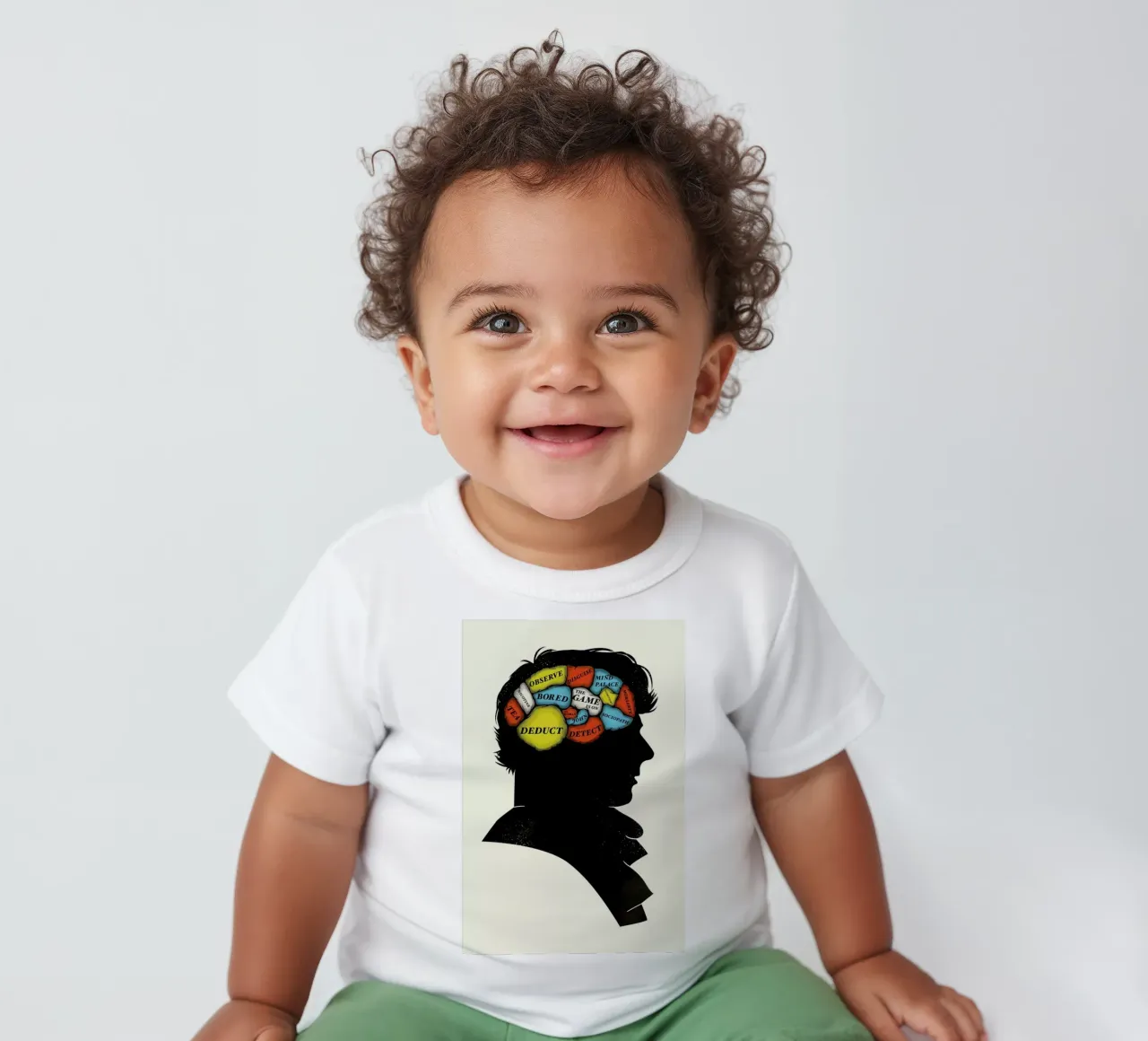 Sherlock camiseta de bebé de Chris Wharton