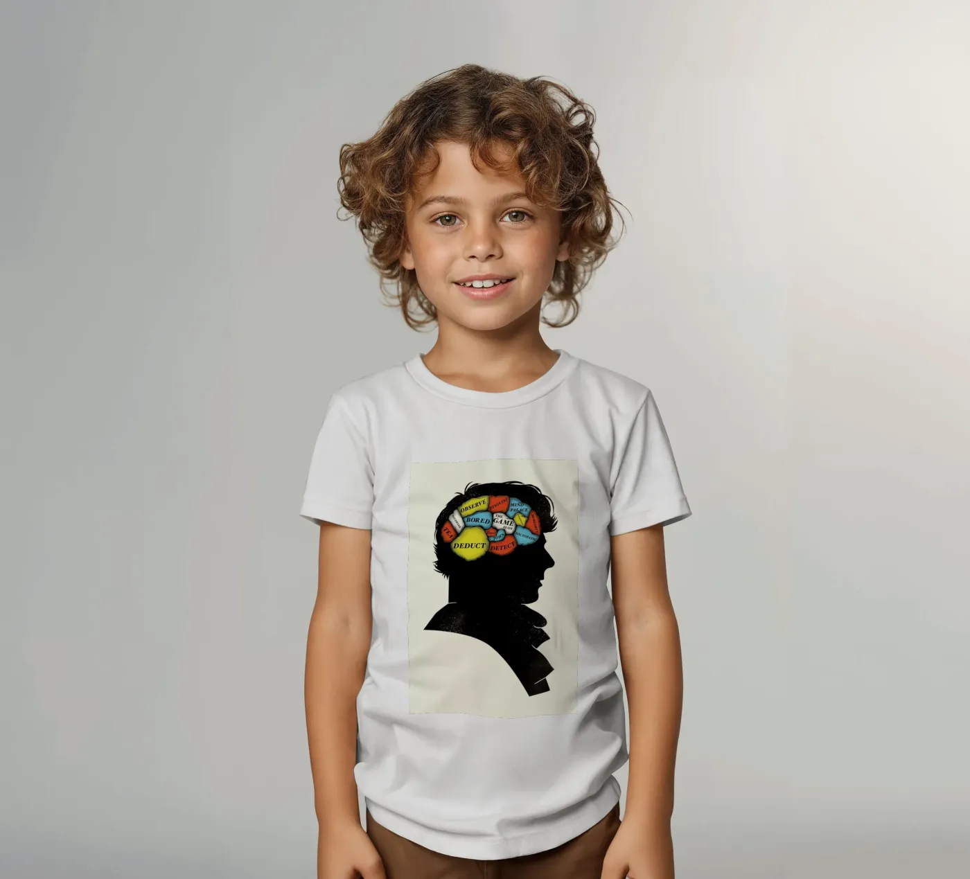 Sherlock kinder t-shirt van Chris Wharton