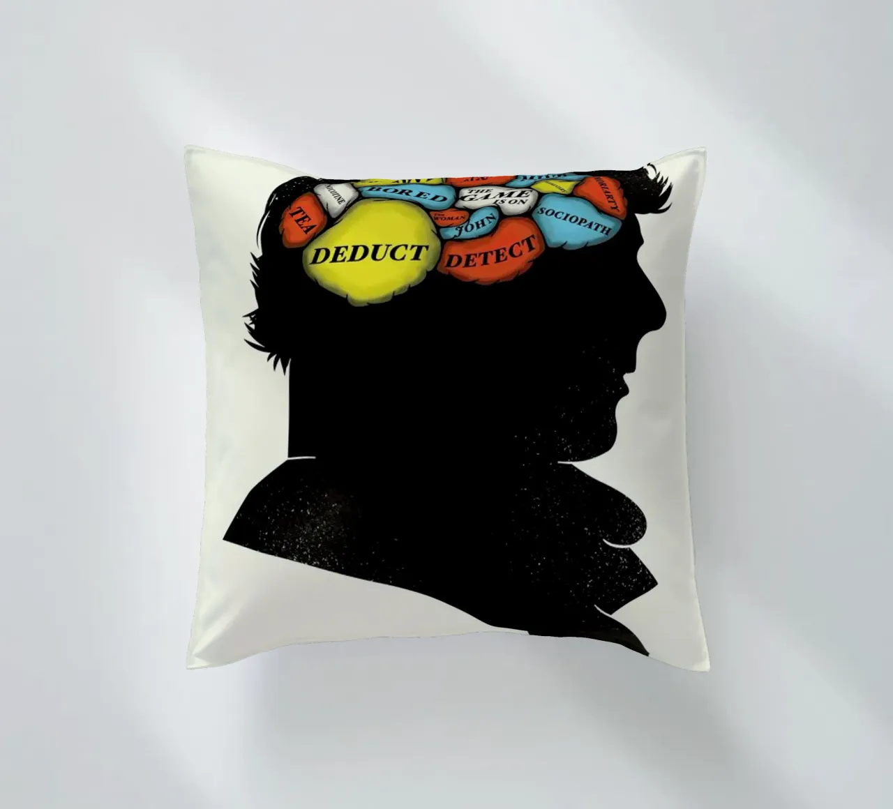 Sherlock cuscino da Chris Wharton