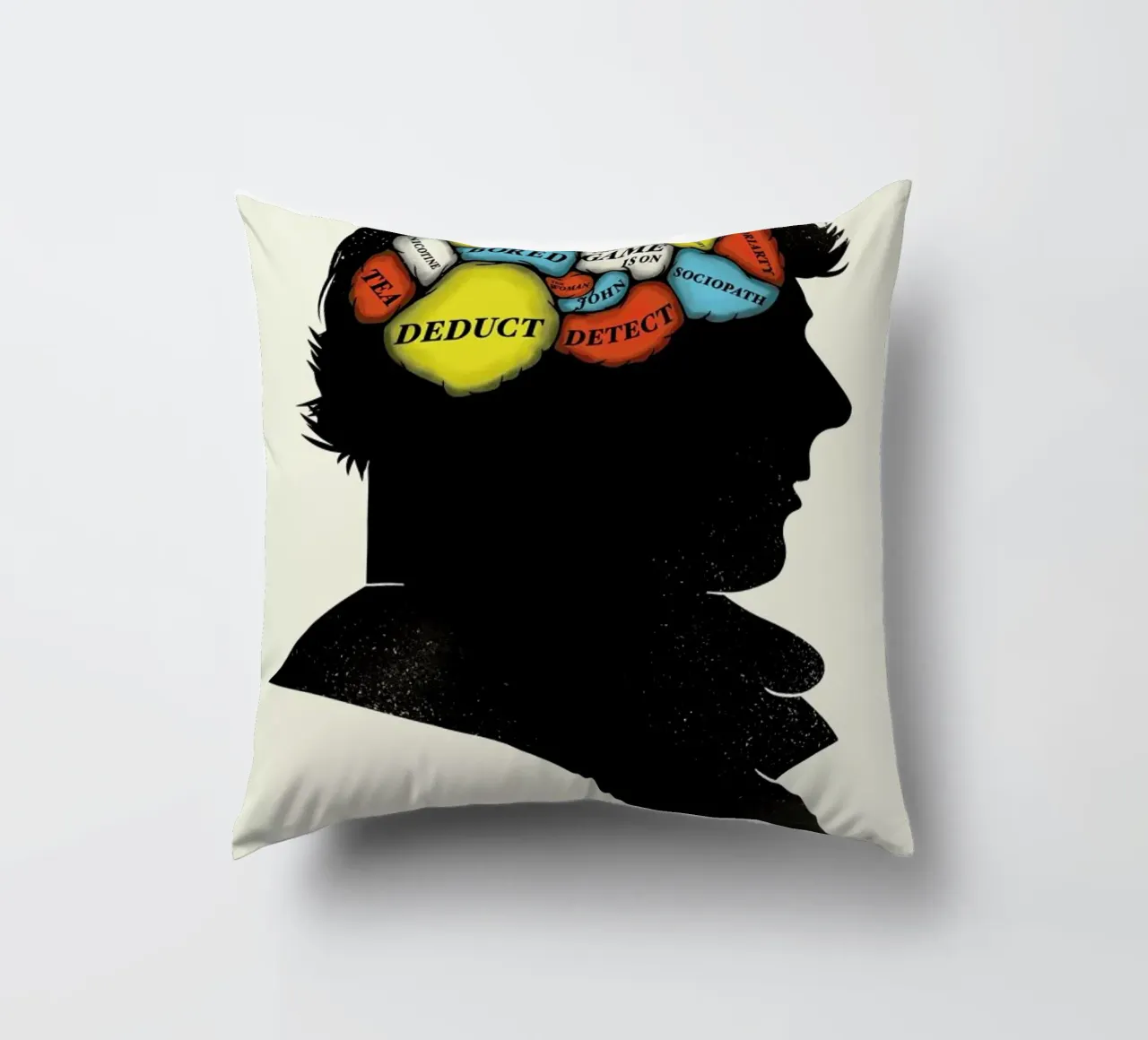 Sherlock cuscino da Chris Wharton