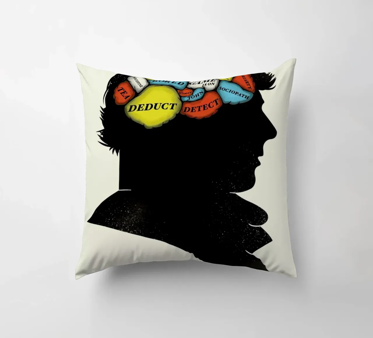 Sherlock cuscino da Chris Wharton