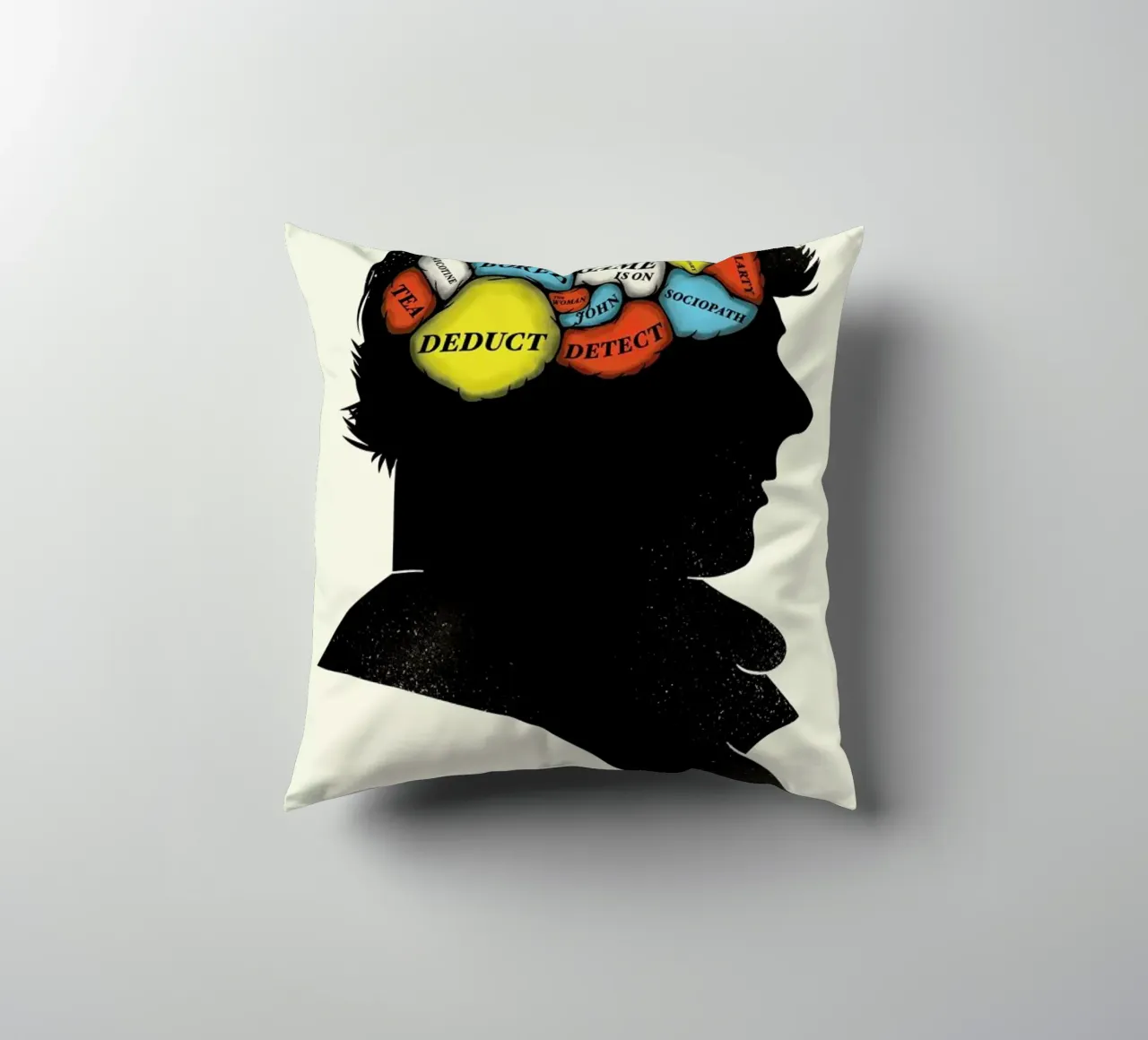 Sherlock cuscino da Chris Wharton