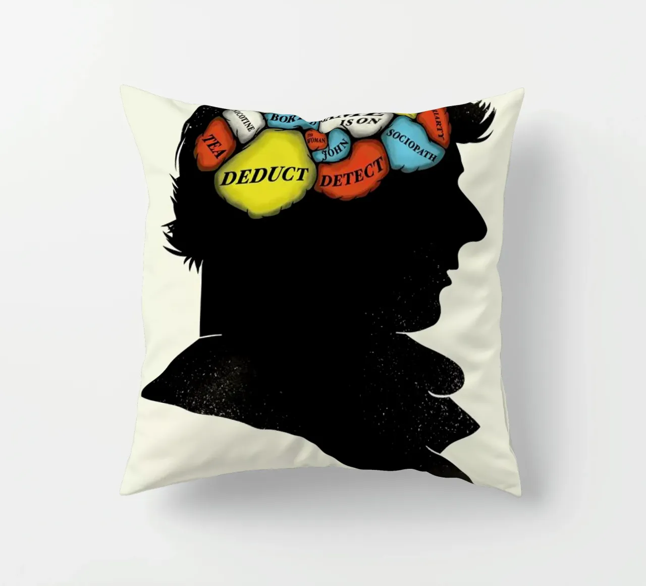 Sherlock cuscino da Chris Wharton