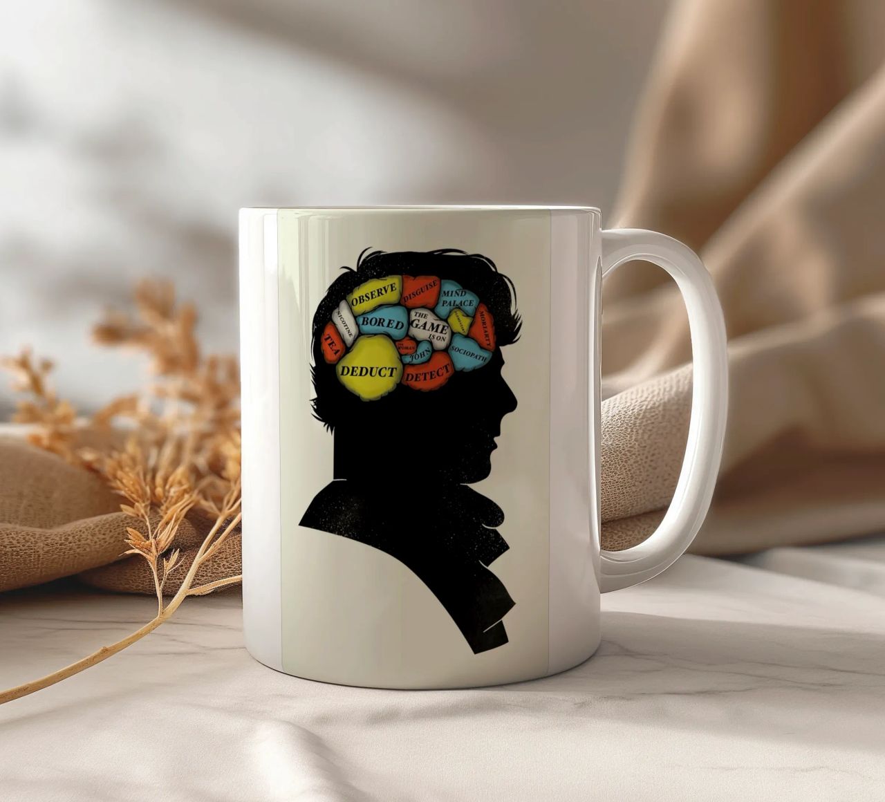 Sherlock tazza in ceramica da Chris Wharton