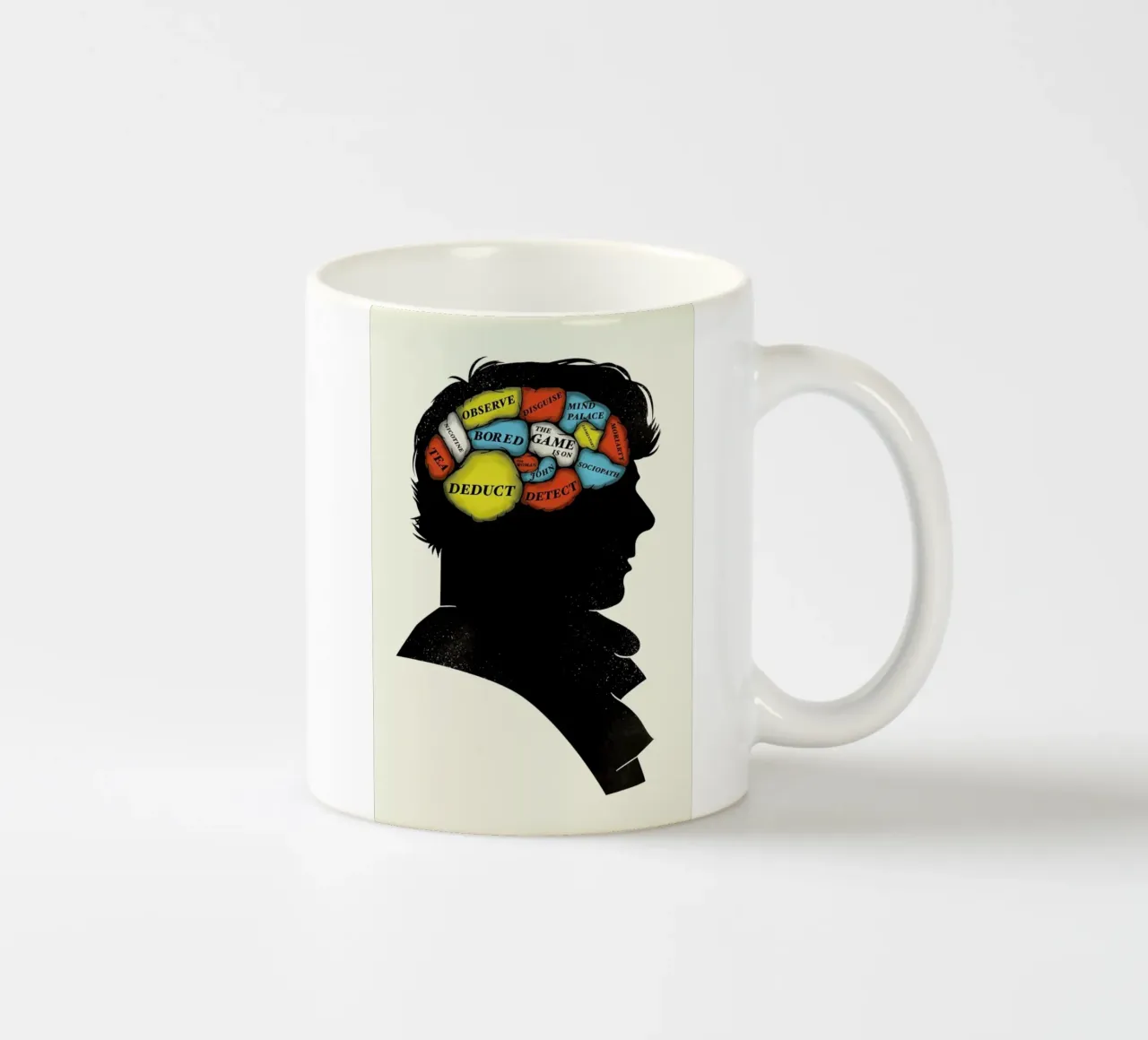 Sherlock Keramik Tasse von Chris Wharton
