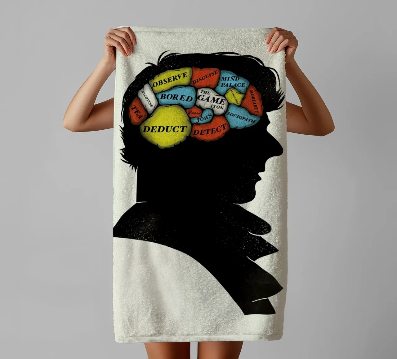 Sherlock asciugamano da bagno da Chris Wharton