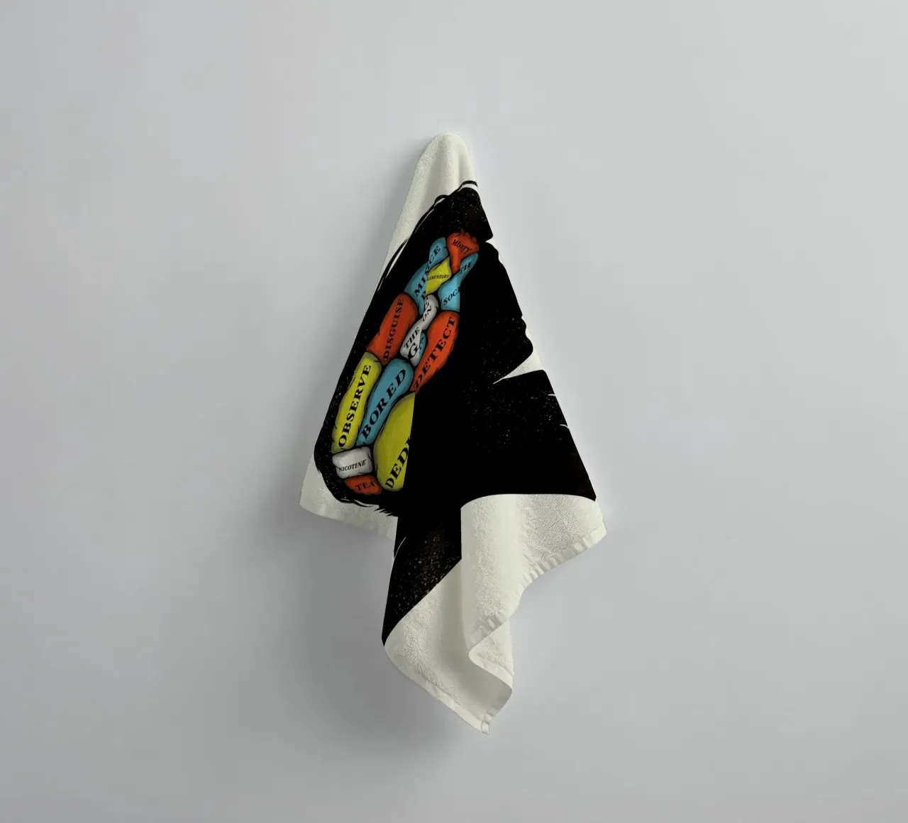 Sherlock asciugamano da bagno da Chris Wharton