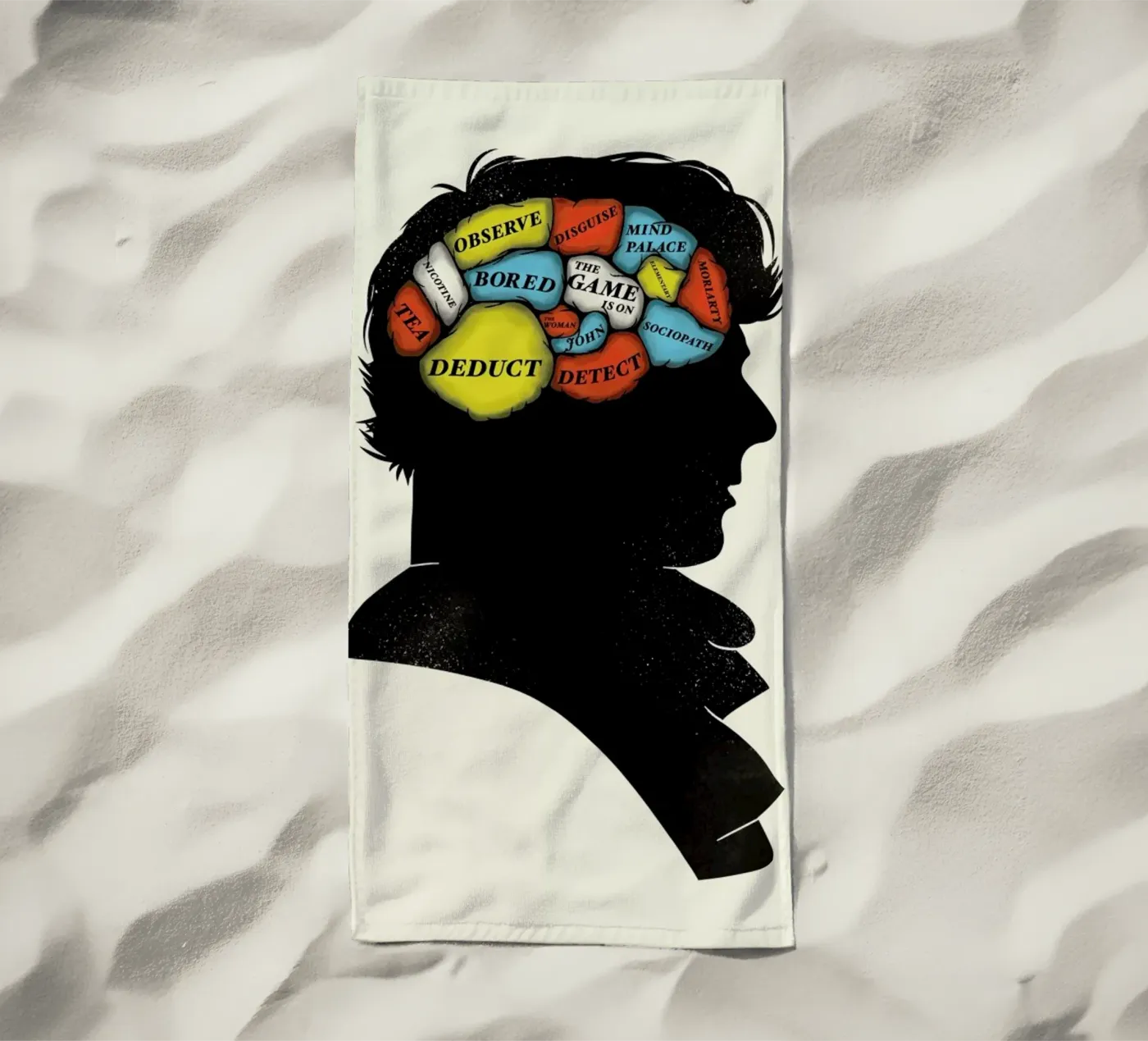 Sherlock Strandtuch von Chris Wharton