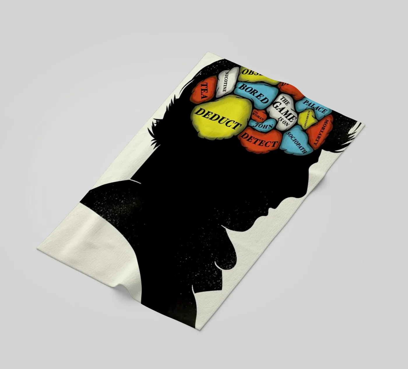 Sherlock Strandtuch von Chris Wharton