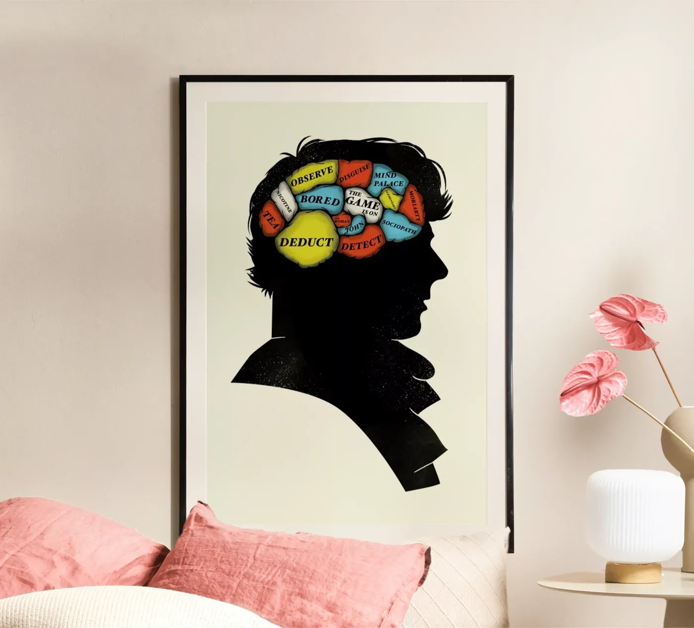 Sherlock Poster von Chris Wharton