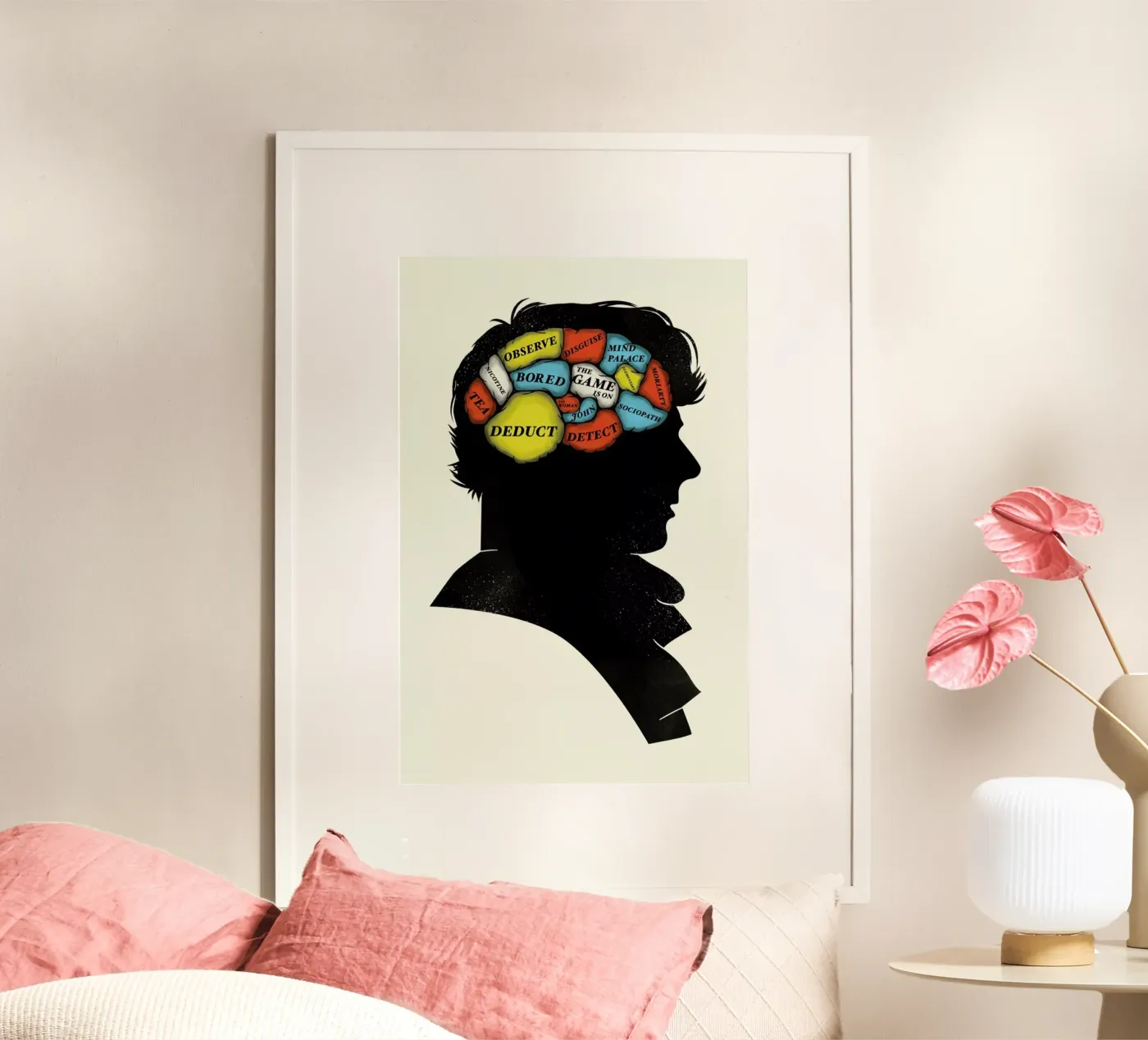 Sherlock Poster von Chris Wharton