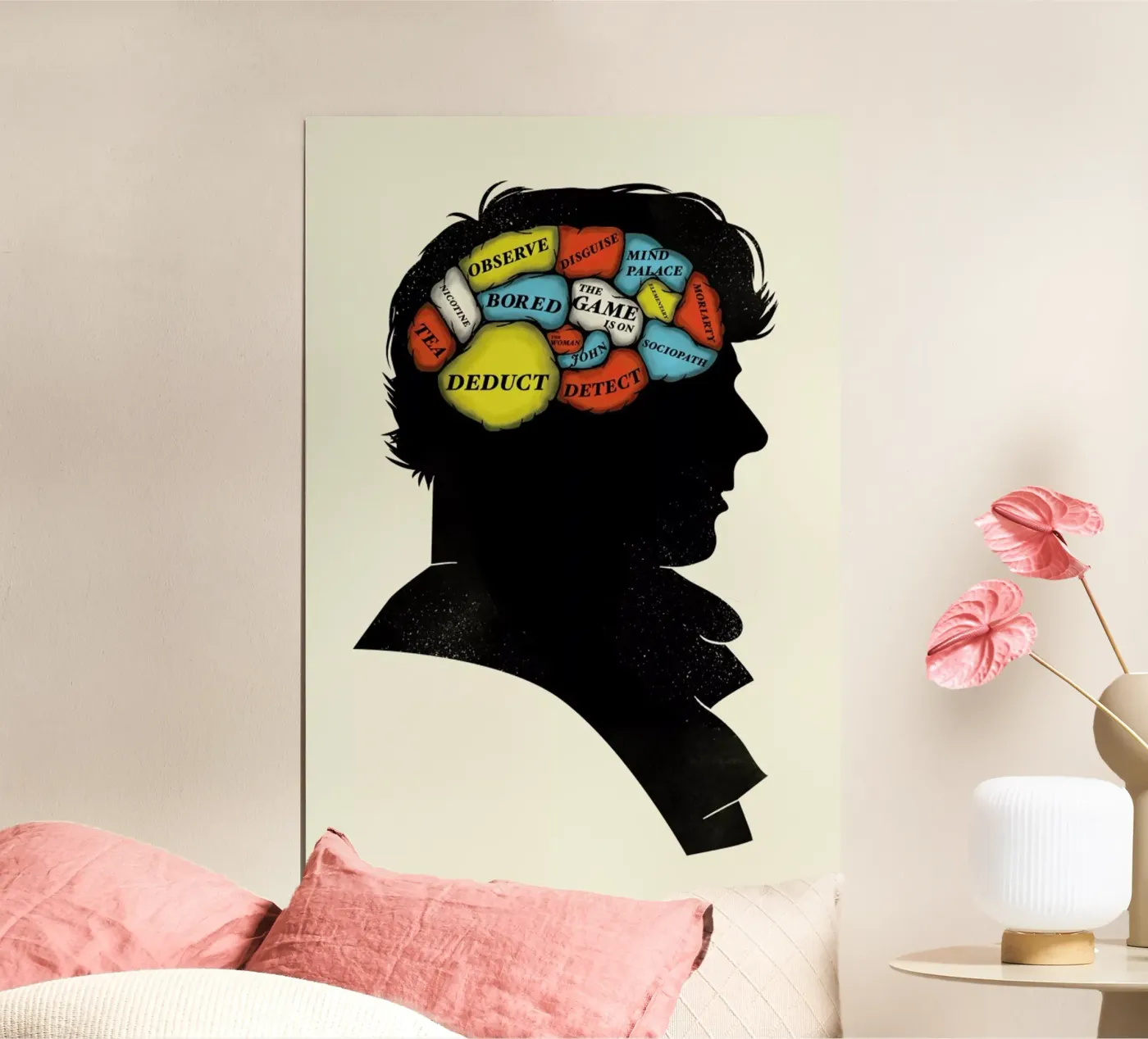 Sherlock Poster von Chris Wharton