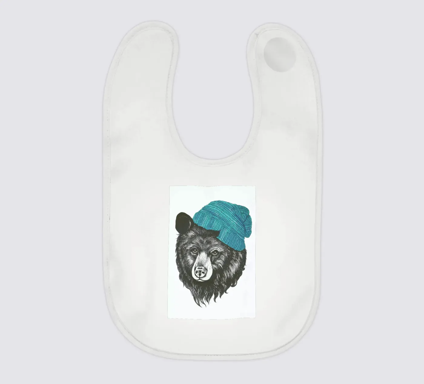 Bear Blue bavaglino da Laura Graves