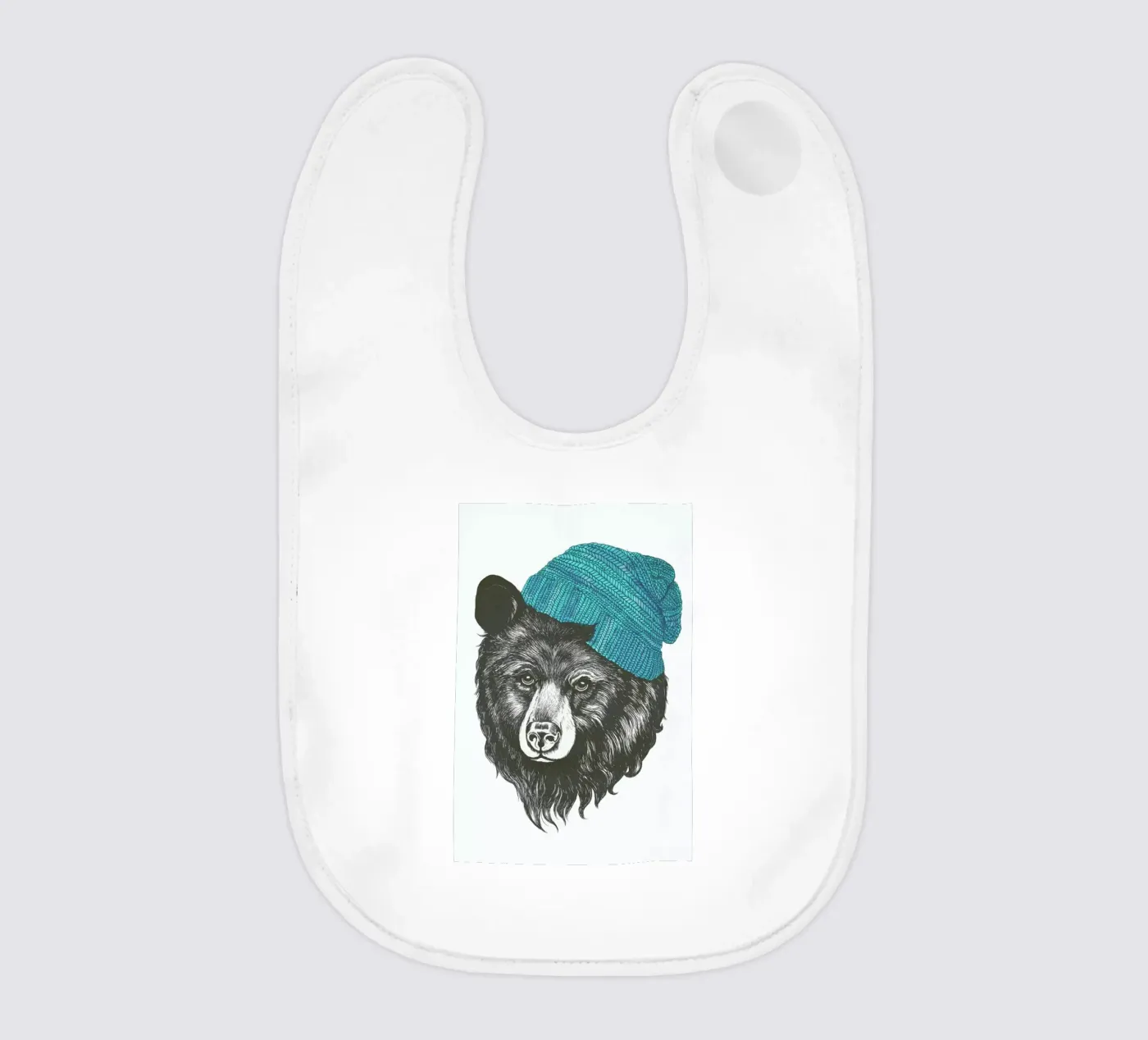 Bear Blue bavaglino da Laura Graves