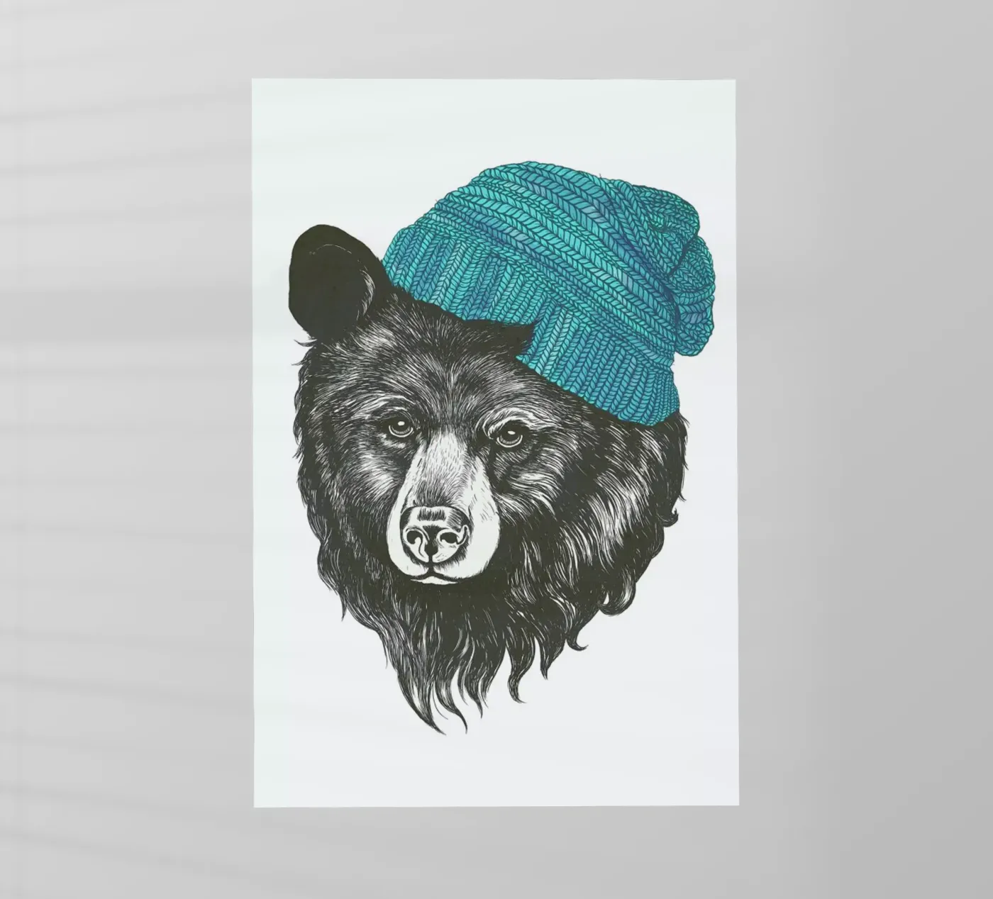 Bear Blue pellicola backlit da Laura Graves