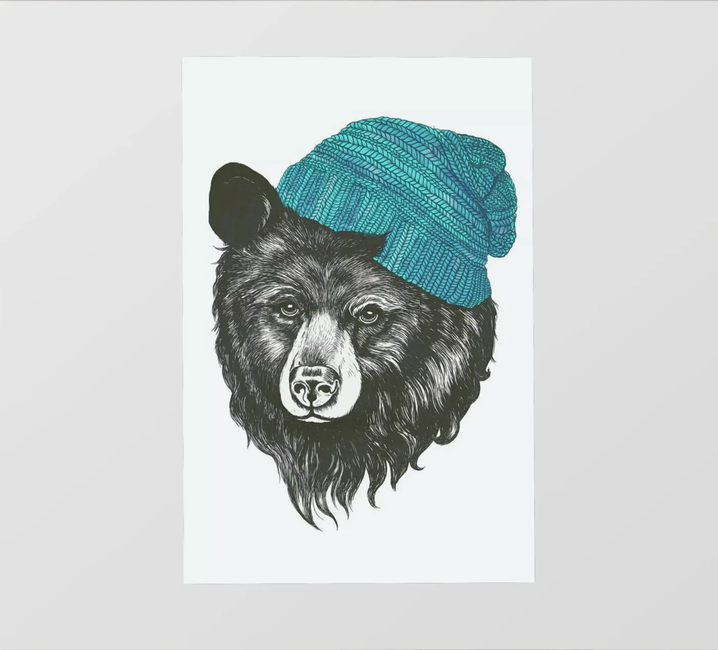 Bear Blue pellicola backlit da Laura Graves