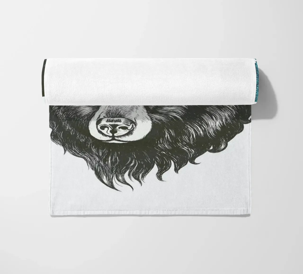 Bear Blue telo mare da Laura Graves