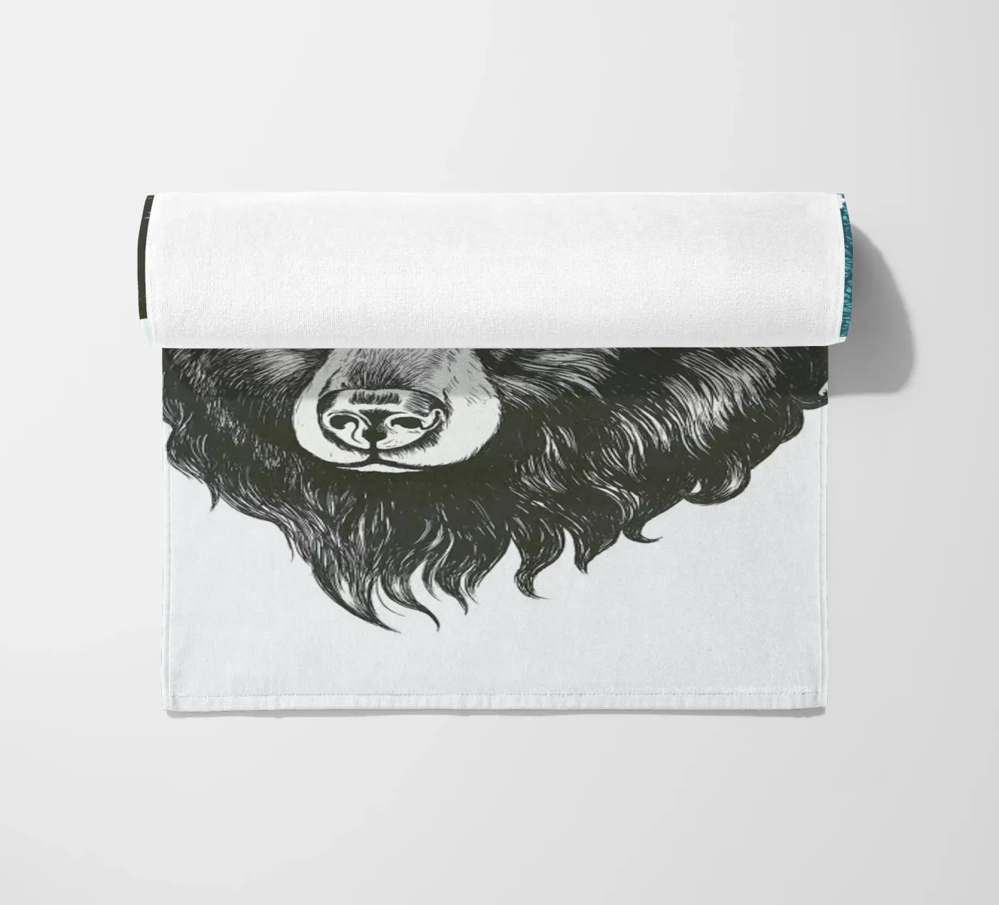 Bear Blue telo mare da Laura Graves