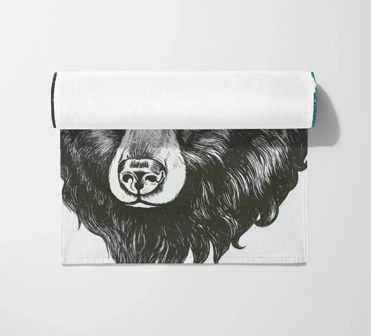 Bear Blue telo mare da Laura Graves