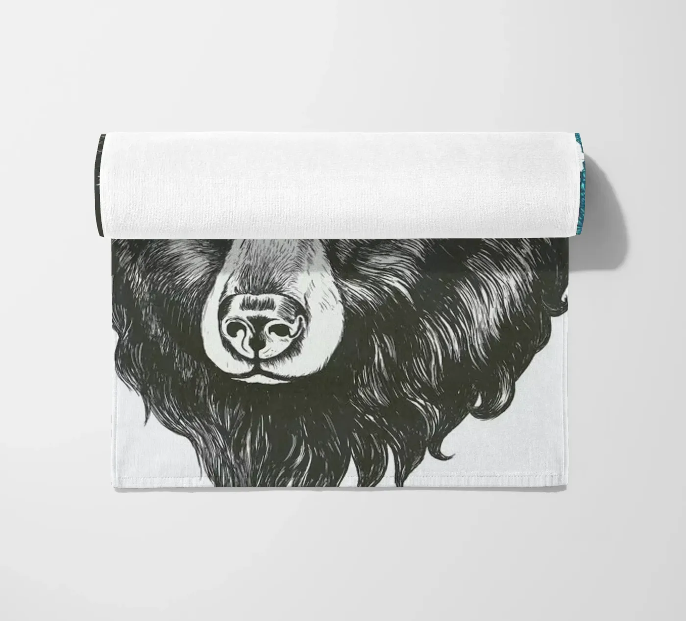 Bear Blue telo mare da Laura Graves