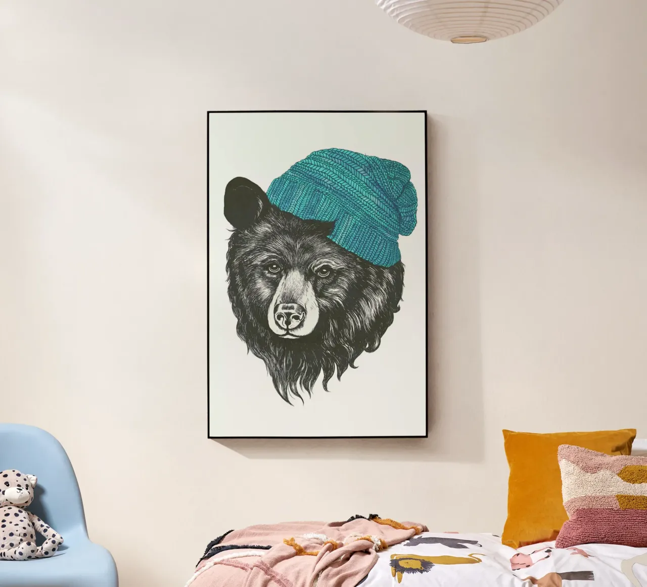 Bear Blue plexiglass da Laura Graves