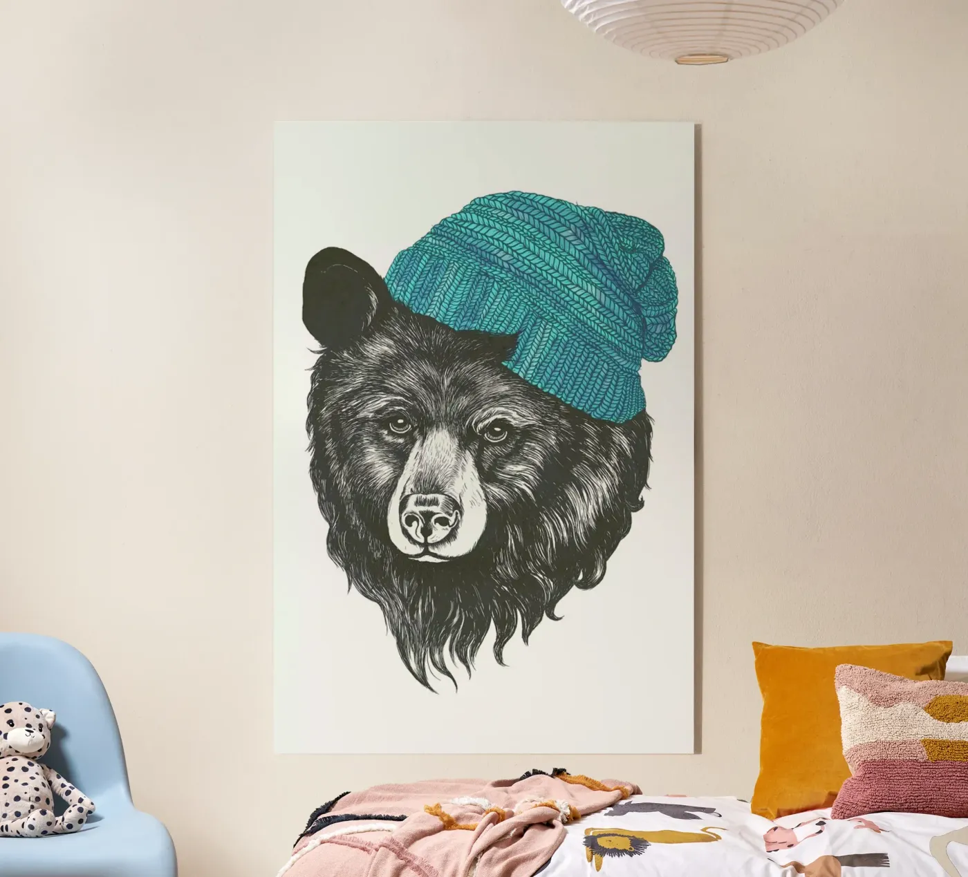 Bear Blue plexiglass da Laura Graves