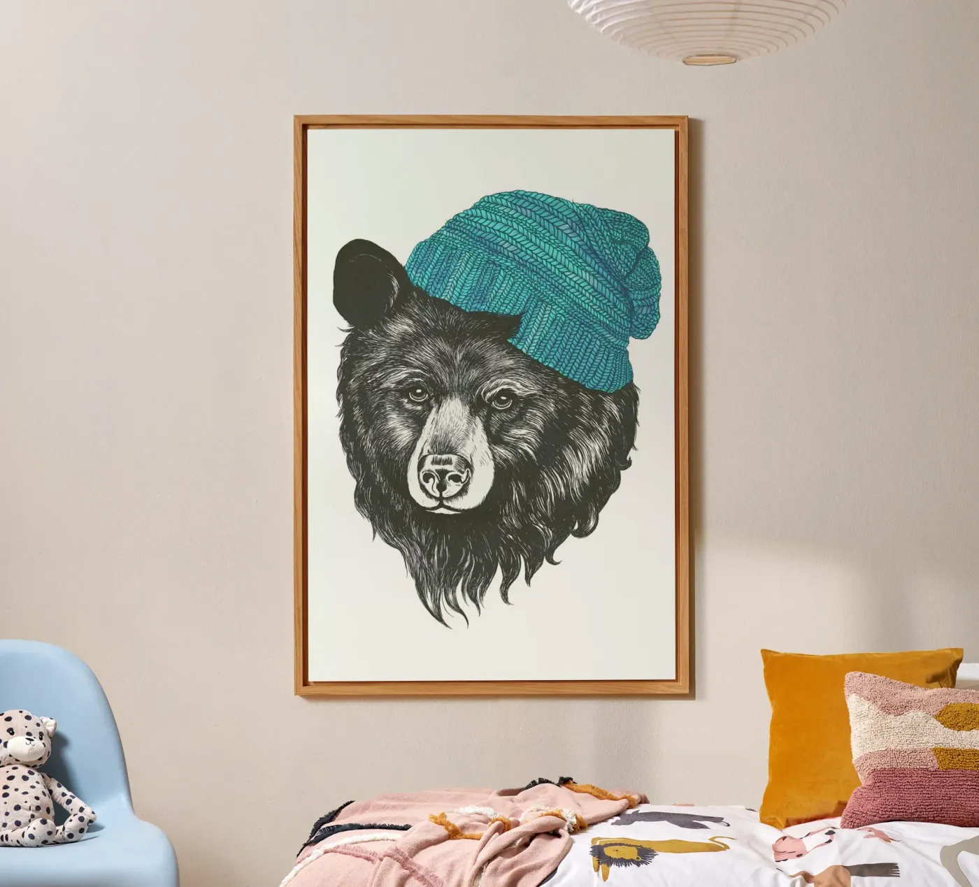 Bear Blue pannello forex da Laura Graves