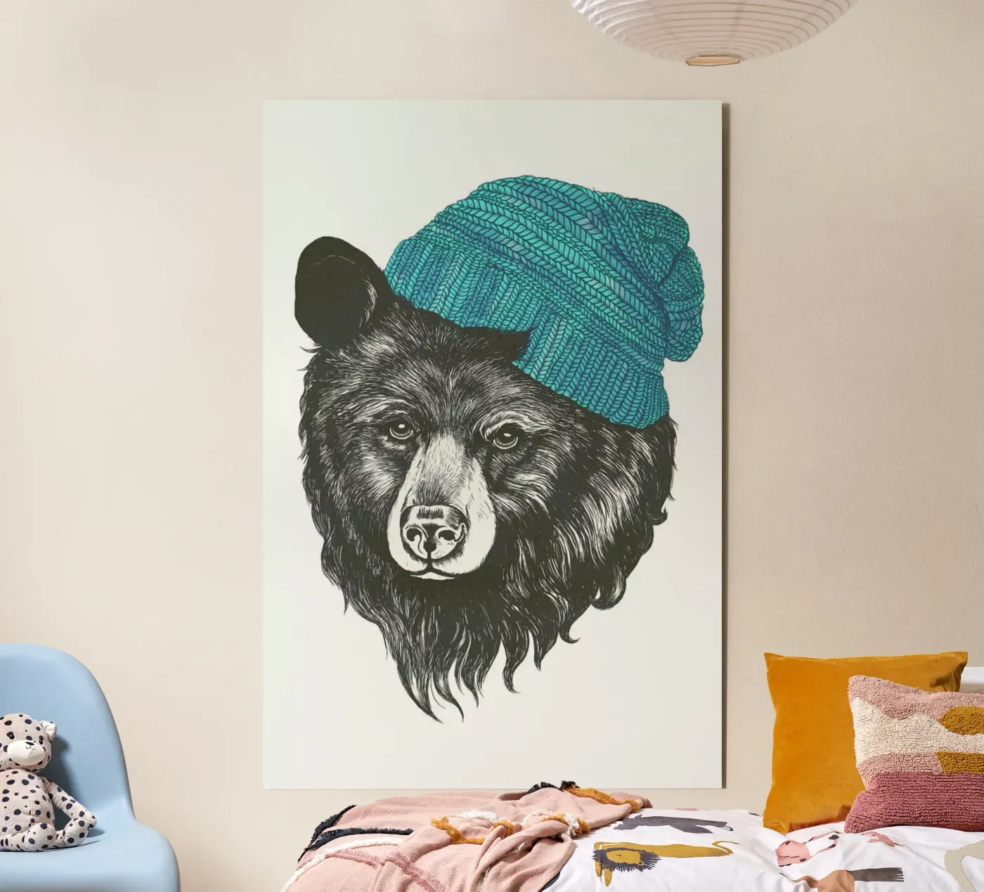 Bear Blue pannello forex da Laura Graves