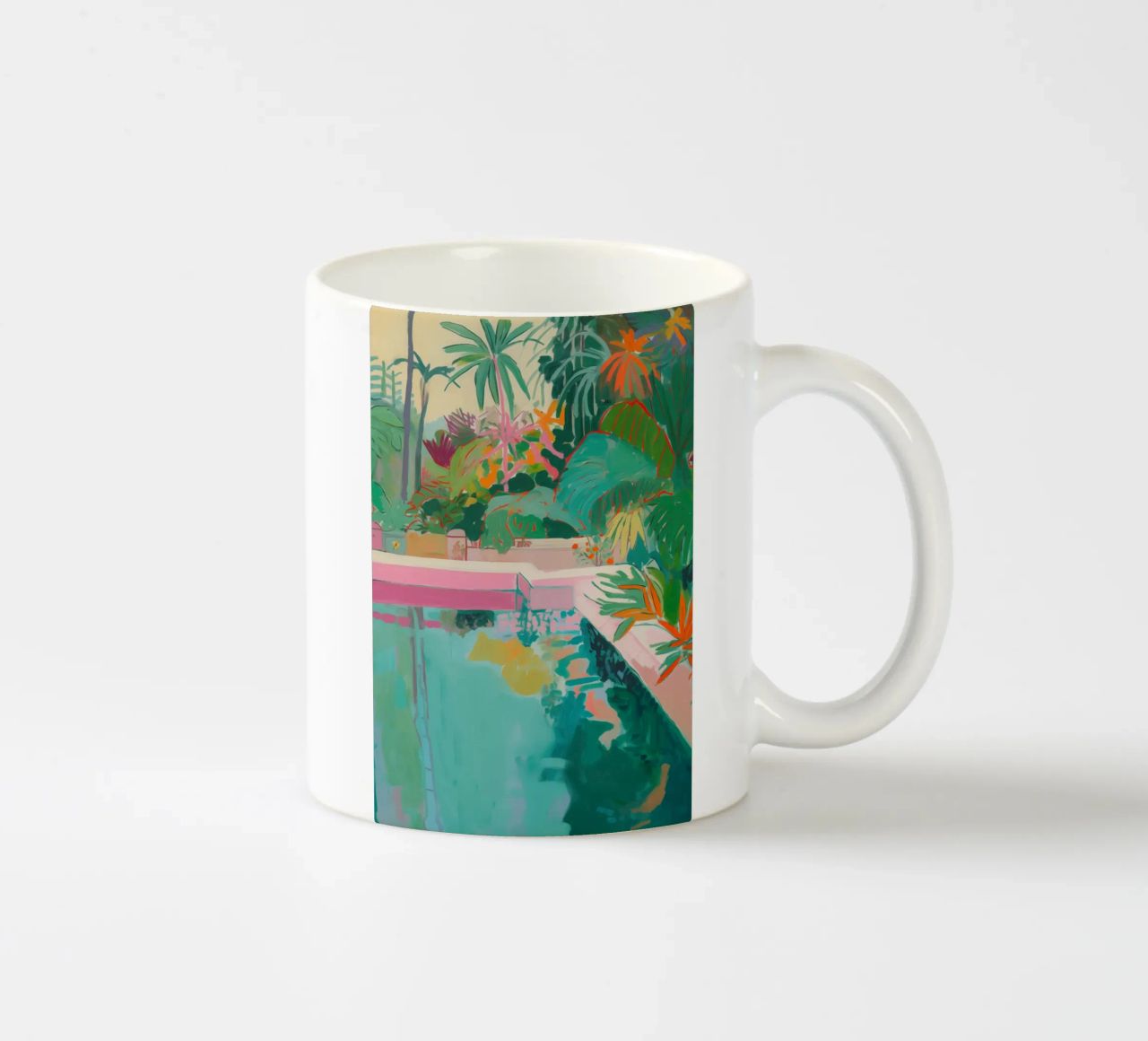 Divertimento esotico in bagno tazza in ceramica da Carinaprint
