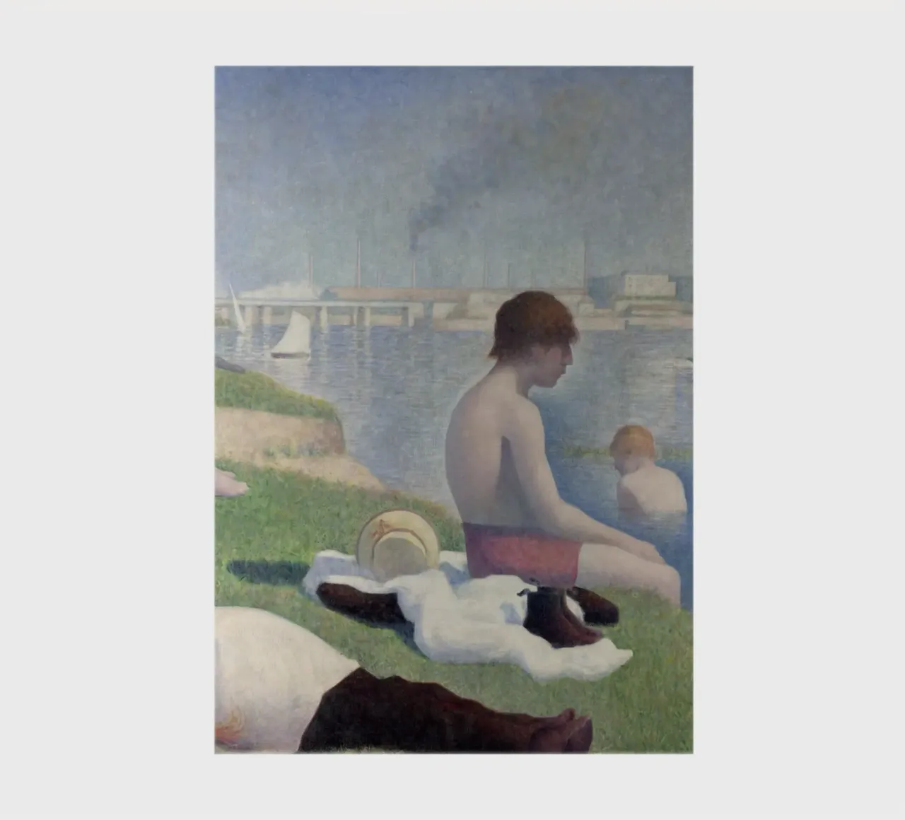Georges Seurat - Bathers at Asnières notebook by Timeless Artworks