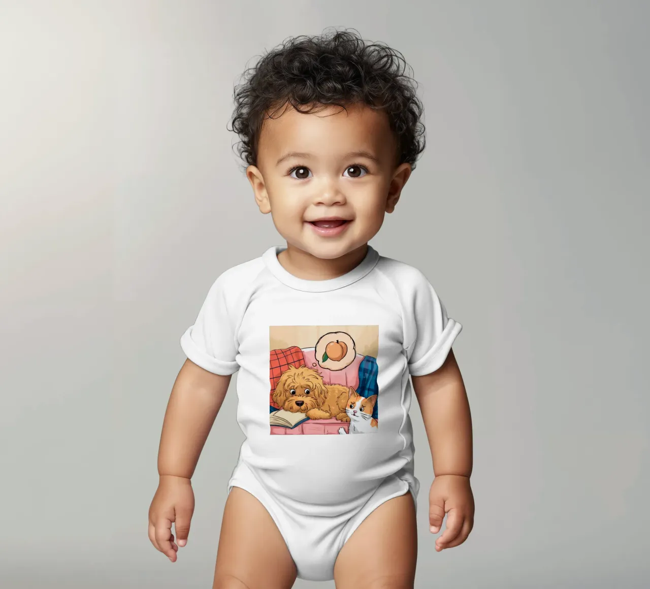 Compagnons de lecture douillets body bébé de Timeless Huse