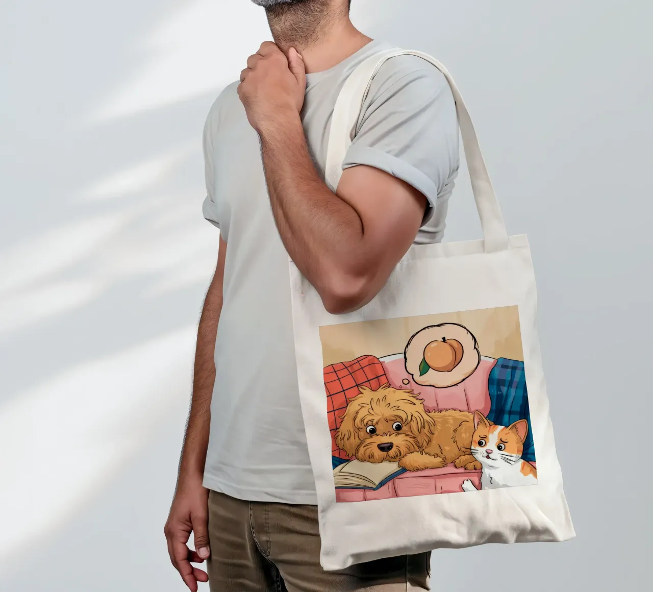 Compagnons de lecture douillets tote bag de Timeless Huse